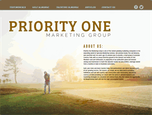 Tablet Screenshot of priorityonemarketinggroup.com